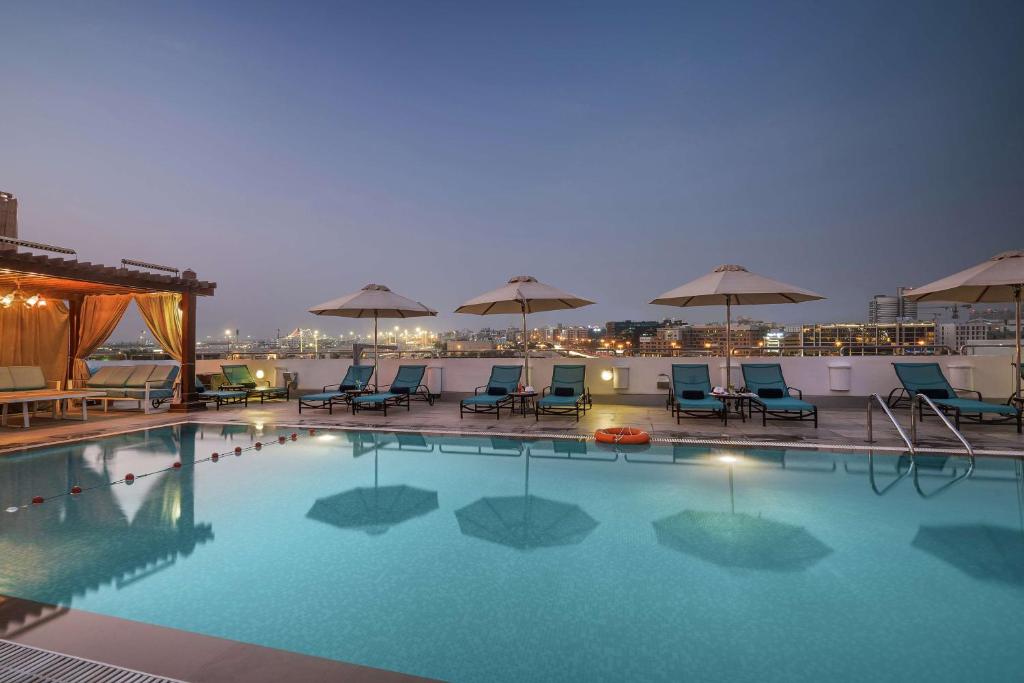 Hilton Garden Inn Dubai Al Mina, Dubaj (miasto), Zjednoczone Emiraty Arabskie, zdjęcia z wakacje