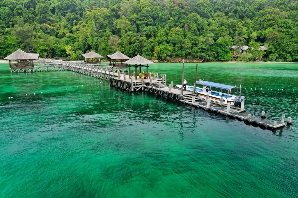 Borneo (Kalimantan), Bunga Raya Island Resort, 5