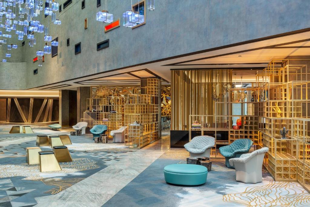 Отель, Дубай (пляжные отели), ОАЭ, W Dubai - The Palm