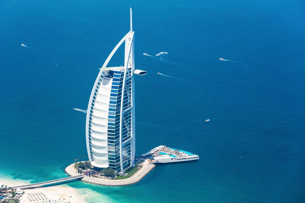 Burj Al Arab, Dubai (beach hotels), United Arab Emirates, photos of tours