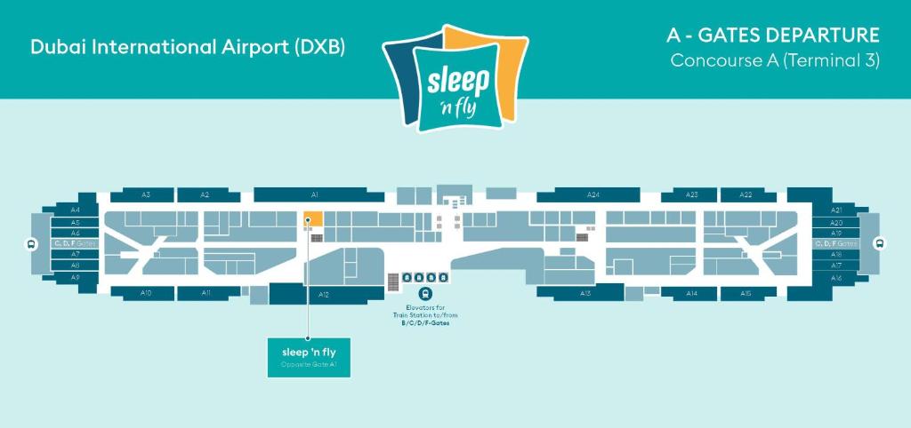 Горящие туры в отель Sleep ’n fly Sleep Lounge – Dubai Airport, A Gates Terminal 3